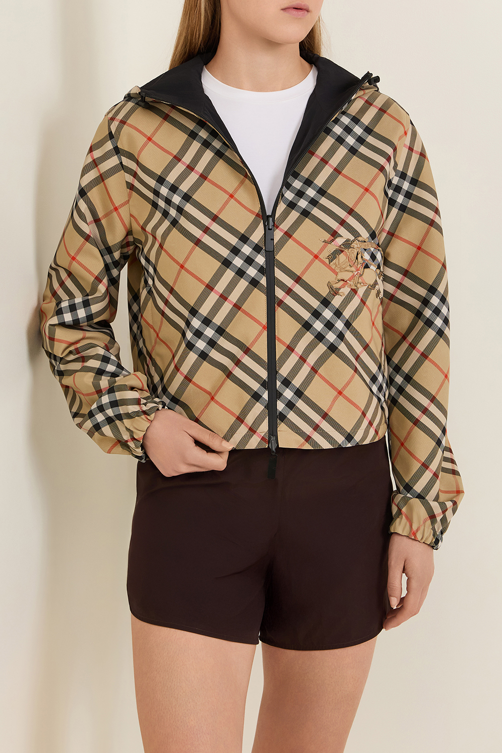 תמונת דוגמן קידמית של ז'קט דו-צדדי