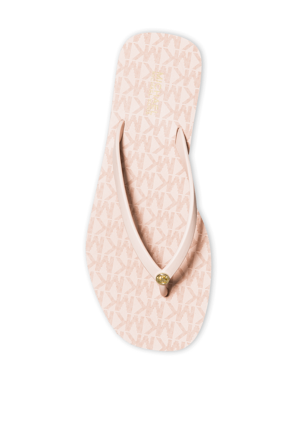 תמונה אחורית של נעלי אצבע ורודות עם לוגו