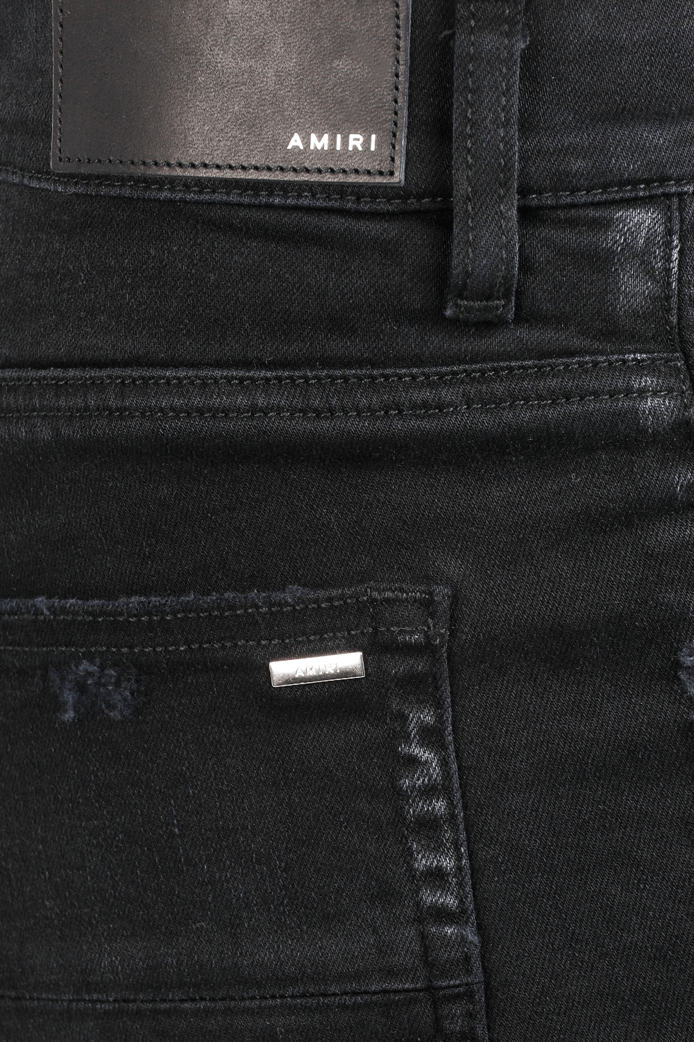 תמונה אחורית של Stack Jeans in Black