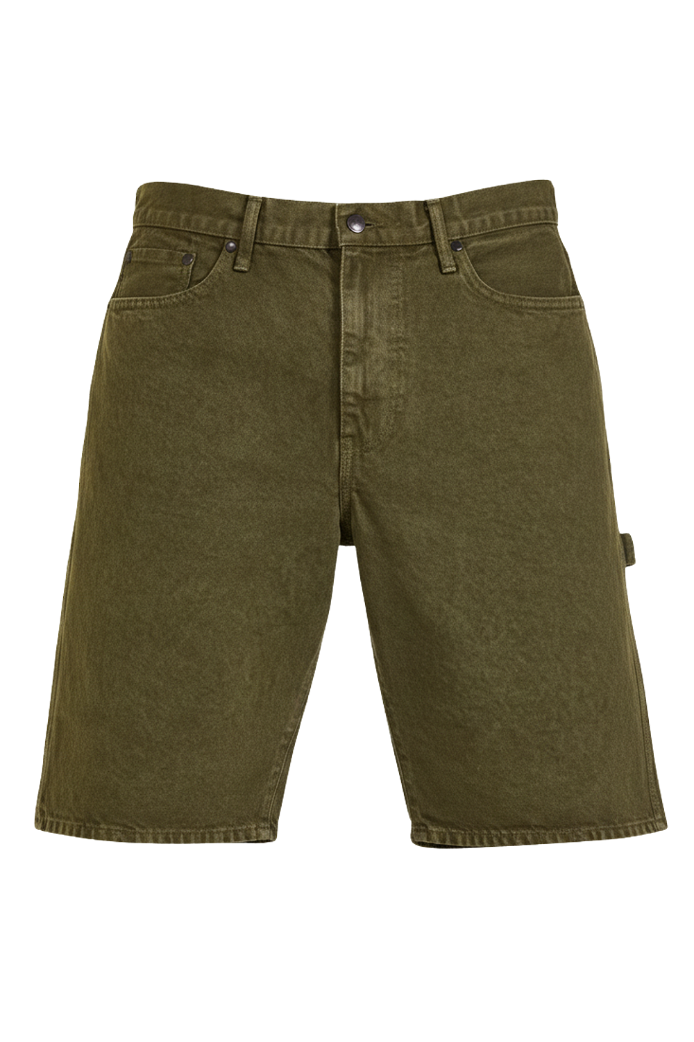 תמונה קידמית של מכנסי ג'ינס קצרים