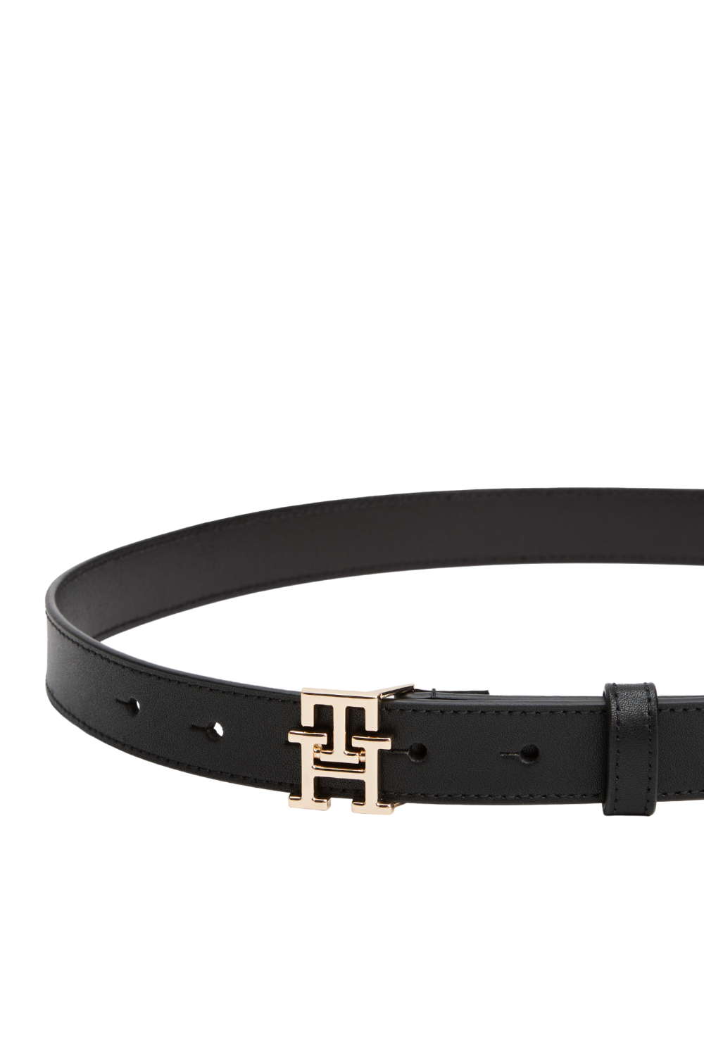 תמונת תקריב של חגורת עור