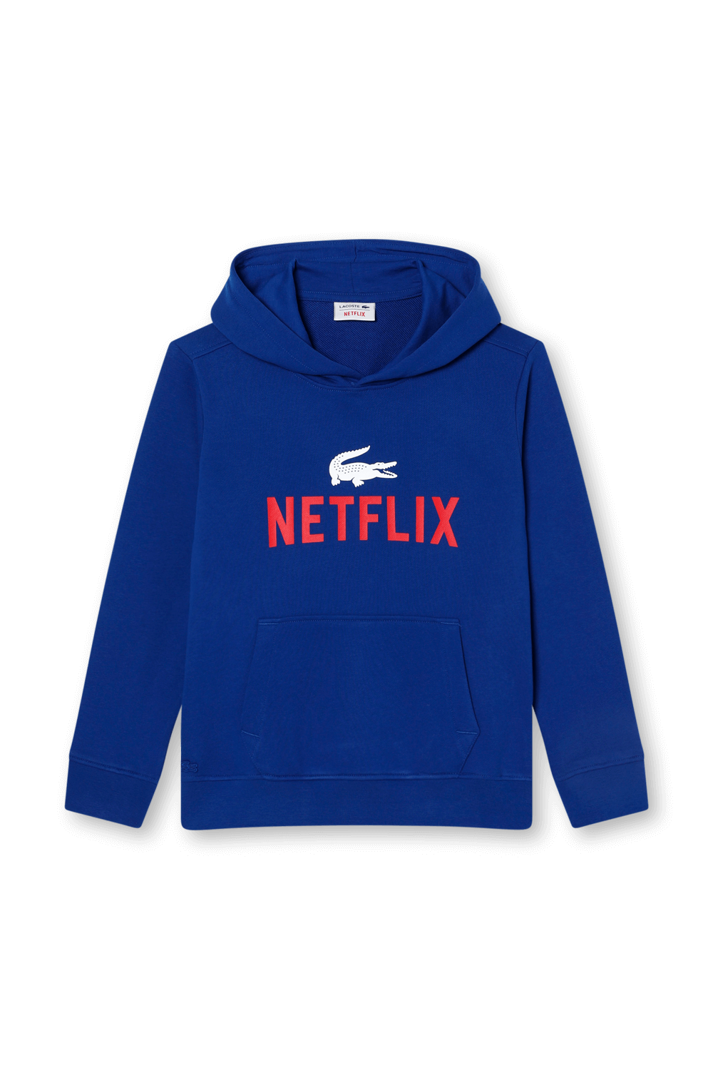 תמונה קידמית של לקוסט X נטפליקס - סווטשירט קפוצ'ון - גילאי 2-16