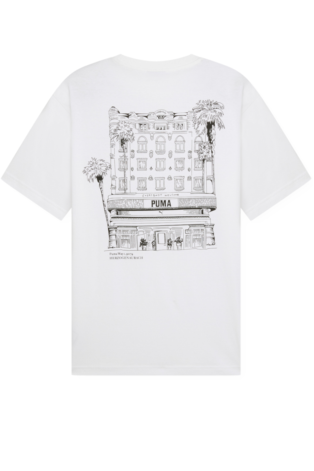 תמונה אחורית של חולצת טי