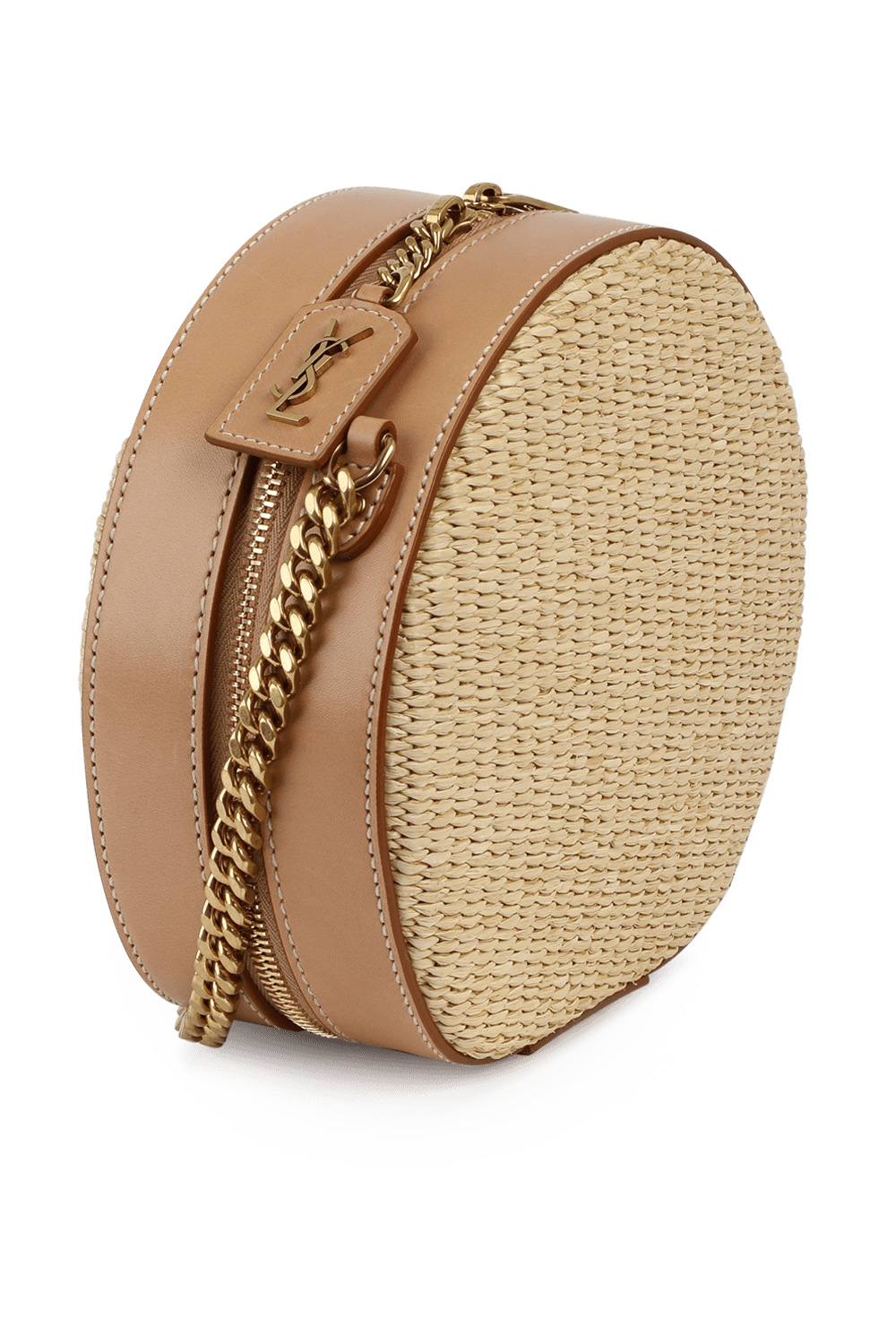 beige side bag