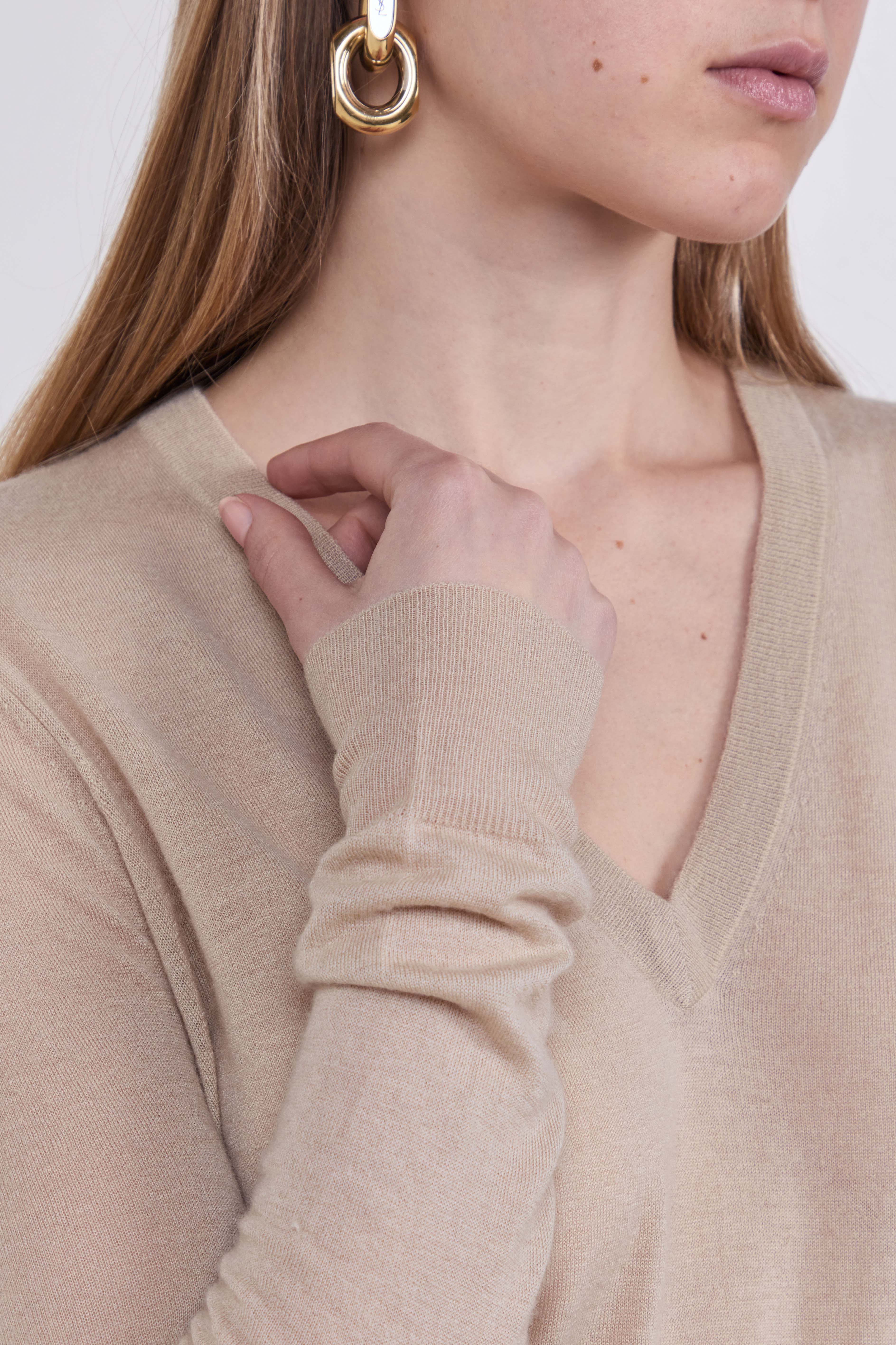 תמונת תקריב דוגמן של סריג קשמיר