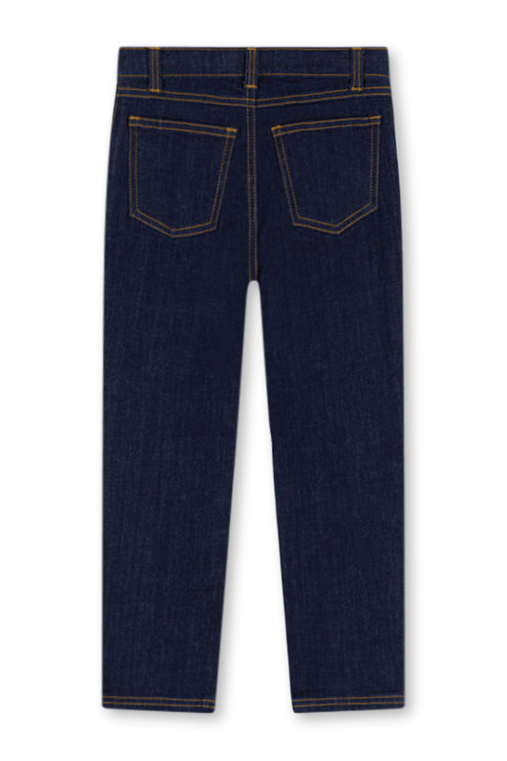 תמונה אחורית של מכנסי ג'ינס ישרים - גילאי 3-5