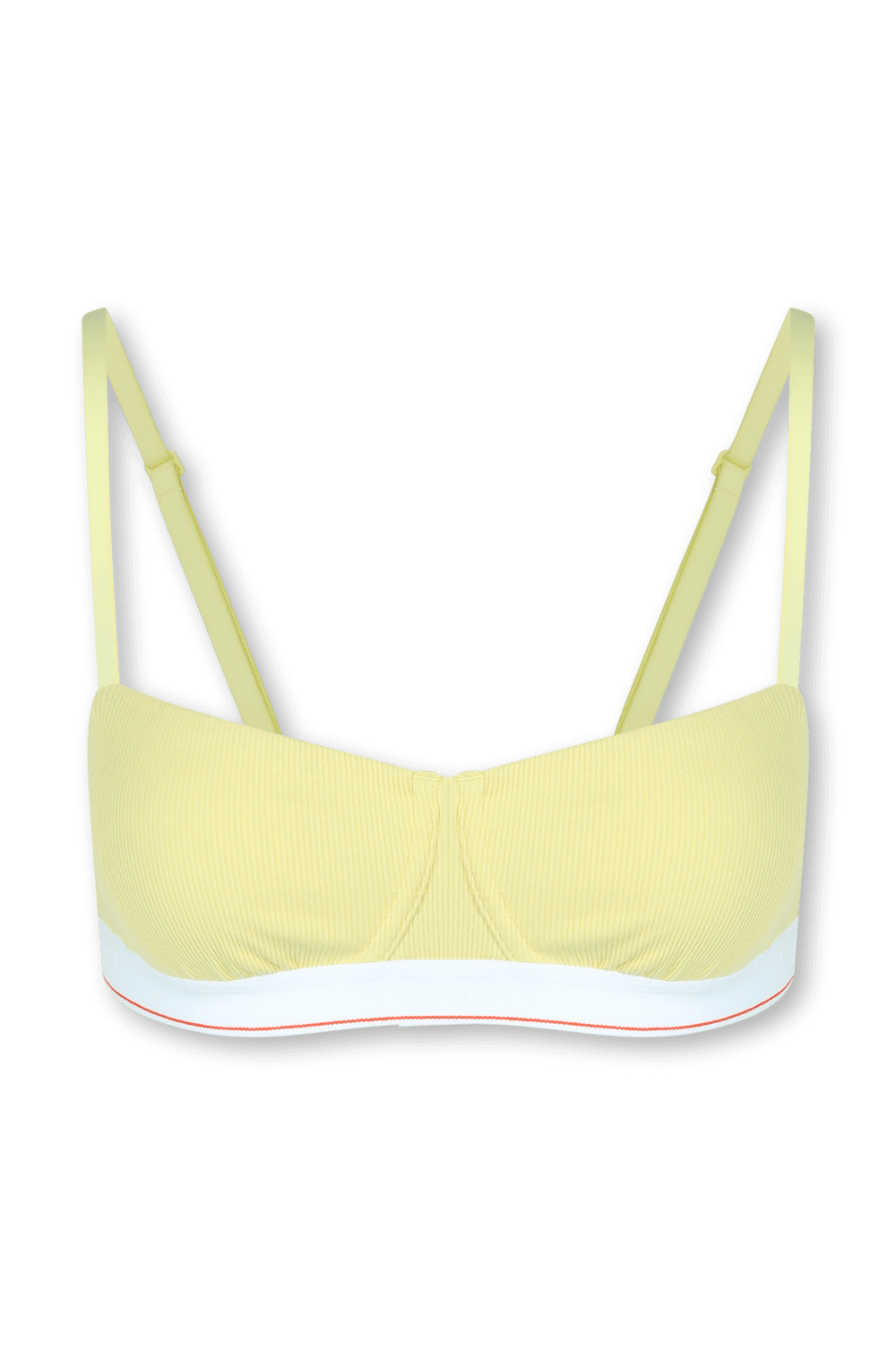 תמונה קידמית של הרון פרסטון X קלווין קליין טופ צהוב