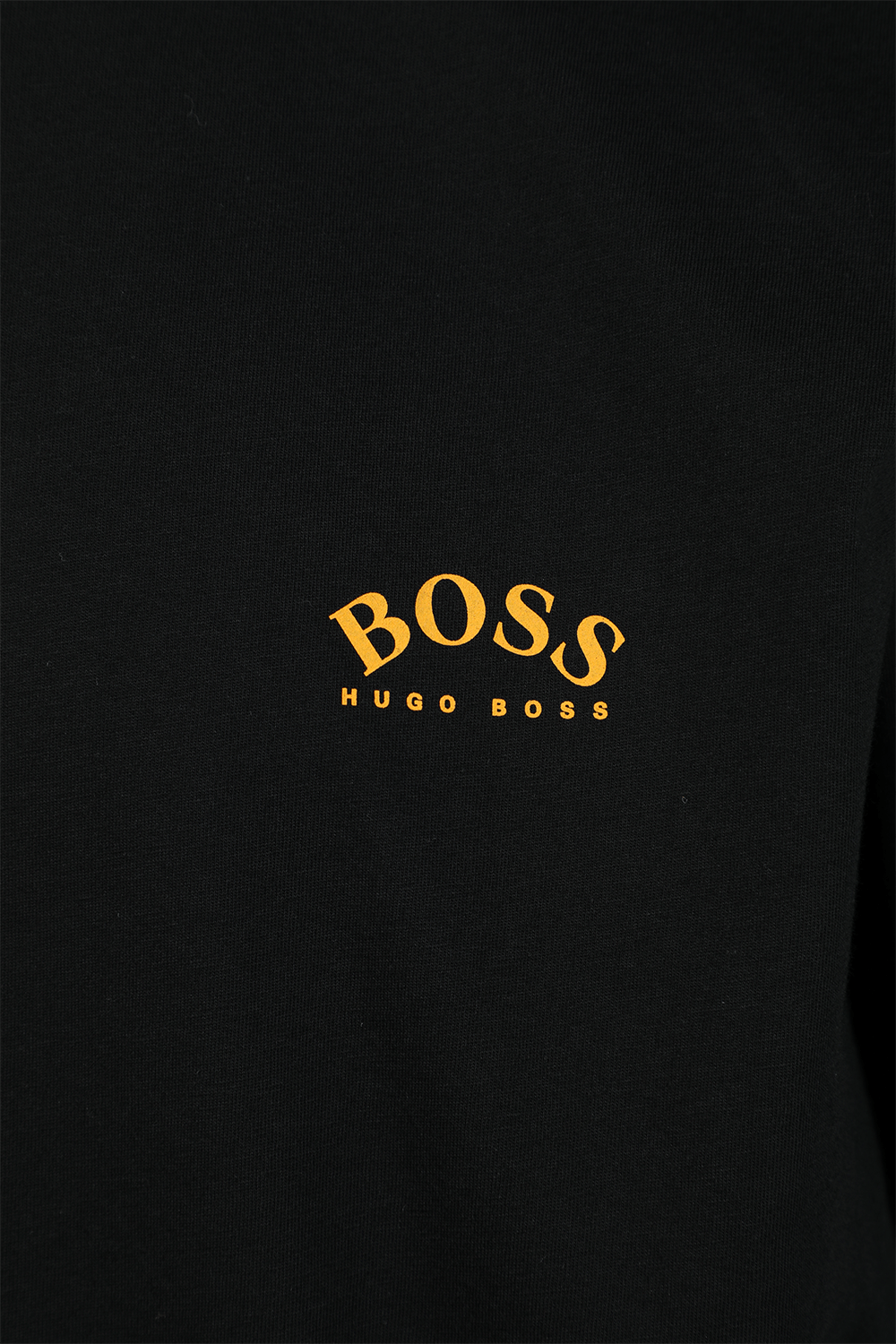 חולצת טי ארוכה בצבע שחור BOSS