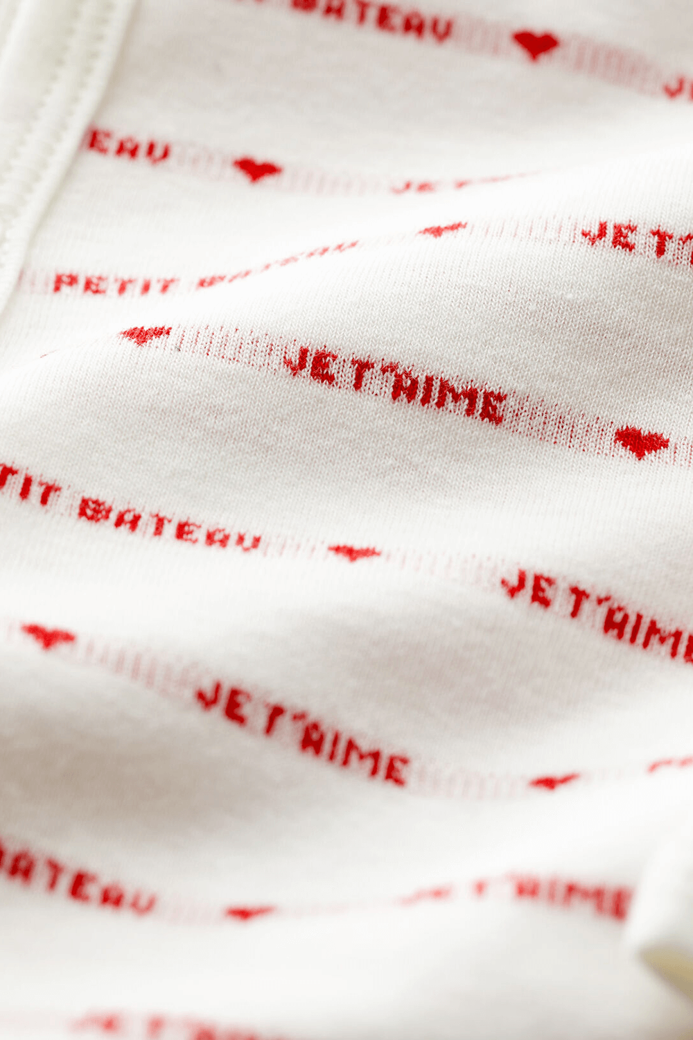 תמונה אחורית של אוברול ארוך מכותנה עם רגליות והדפס - גילאי 3-24 חודשים