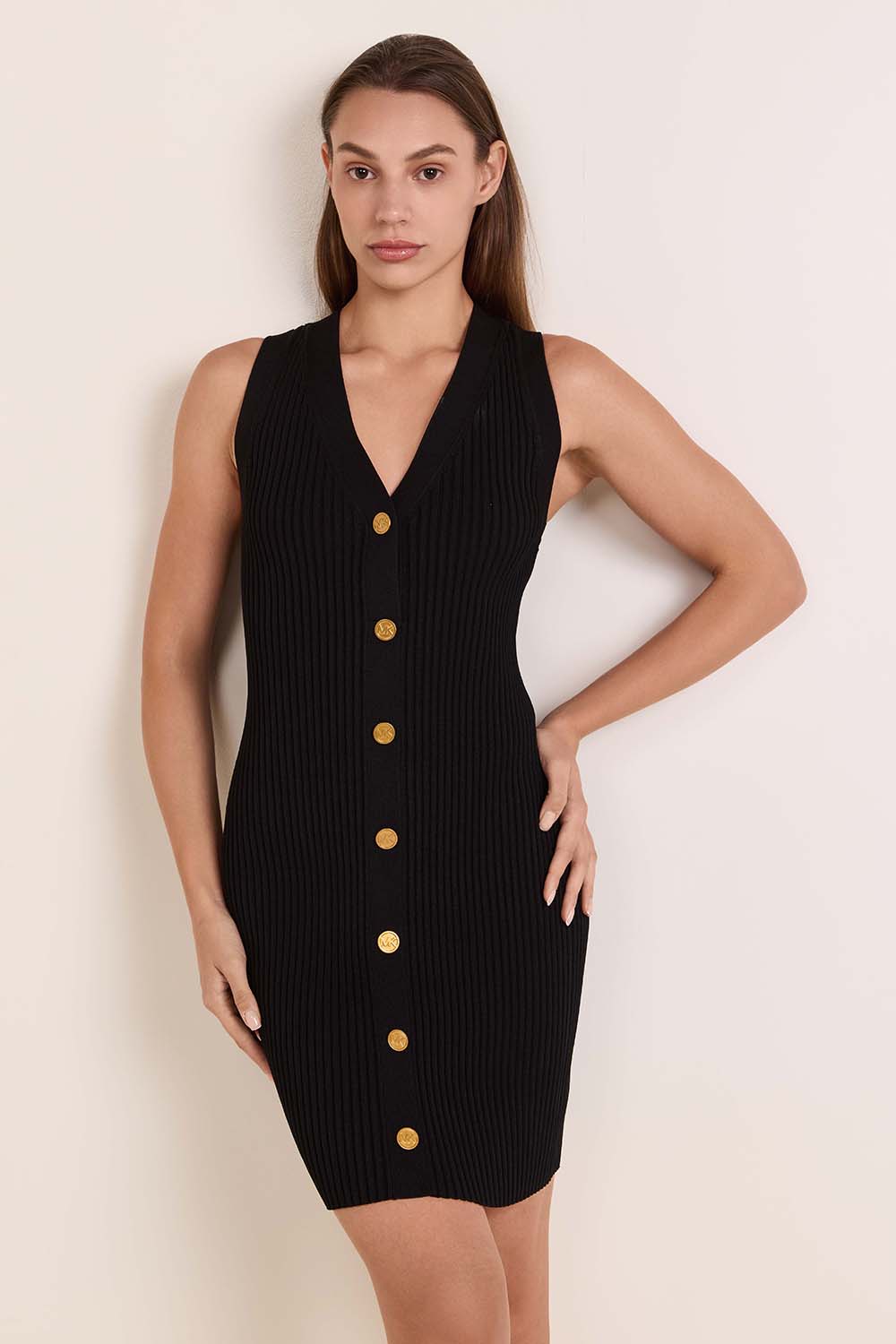 תמונת דוגמן קידמית של שמלת מיני