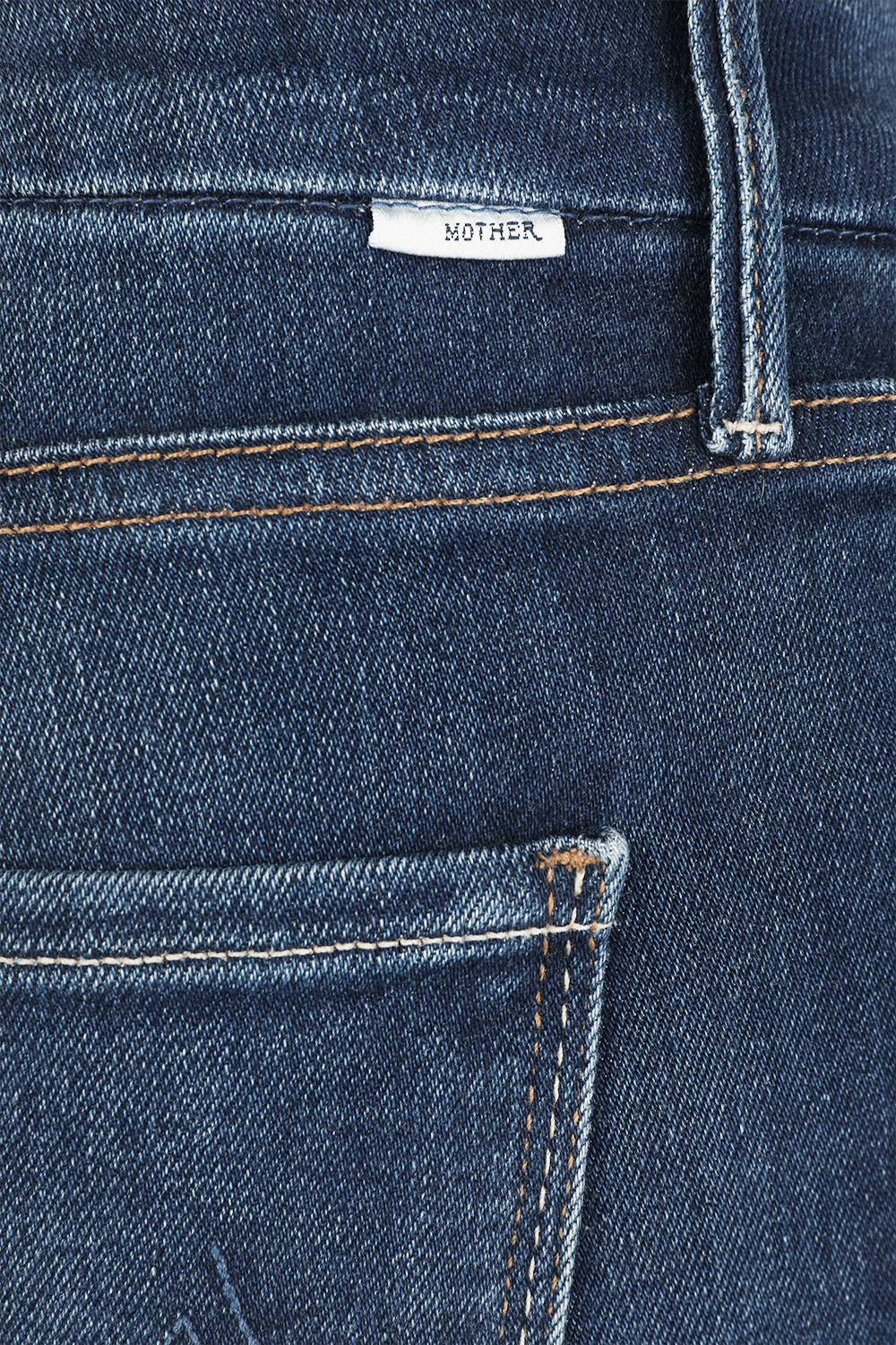 תמונה אחורית של The Looker Ankle Fray in Dark Indigo