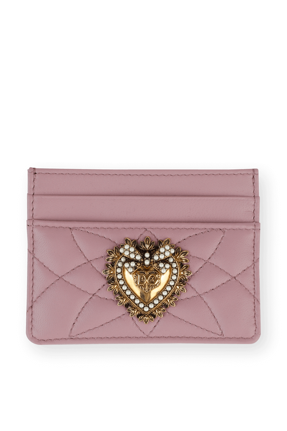 תמונה קידמית של Pastel Pink Leather Devotion Card Holder