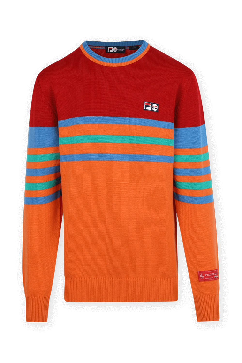 תמונה קידמית של פילה X קייט גרנד סוודר קשמיר צבעוני