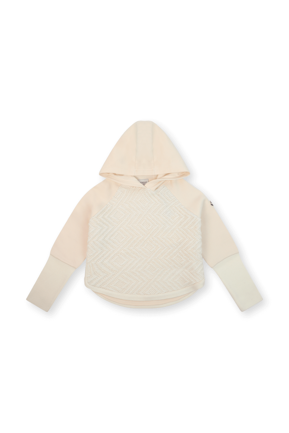 תמונה אחורית של סט סווטשירט קפוצ'ון וחצאית באריגת ג'קארד - גיל 14