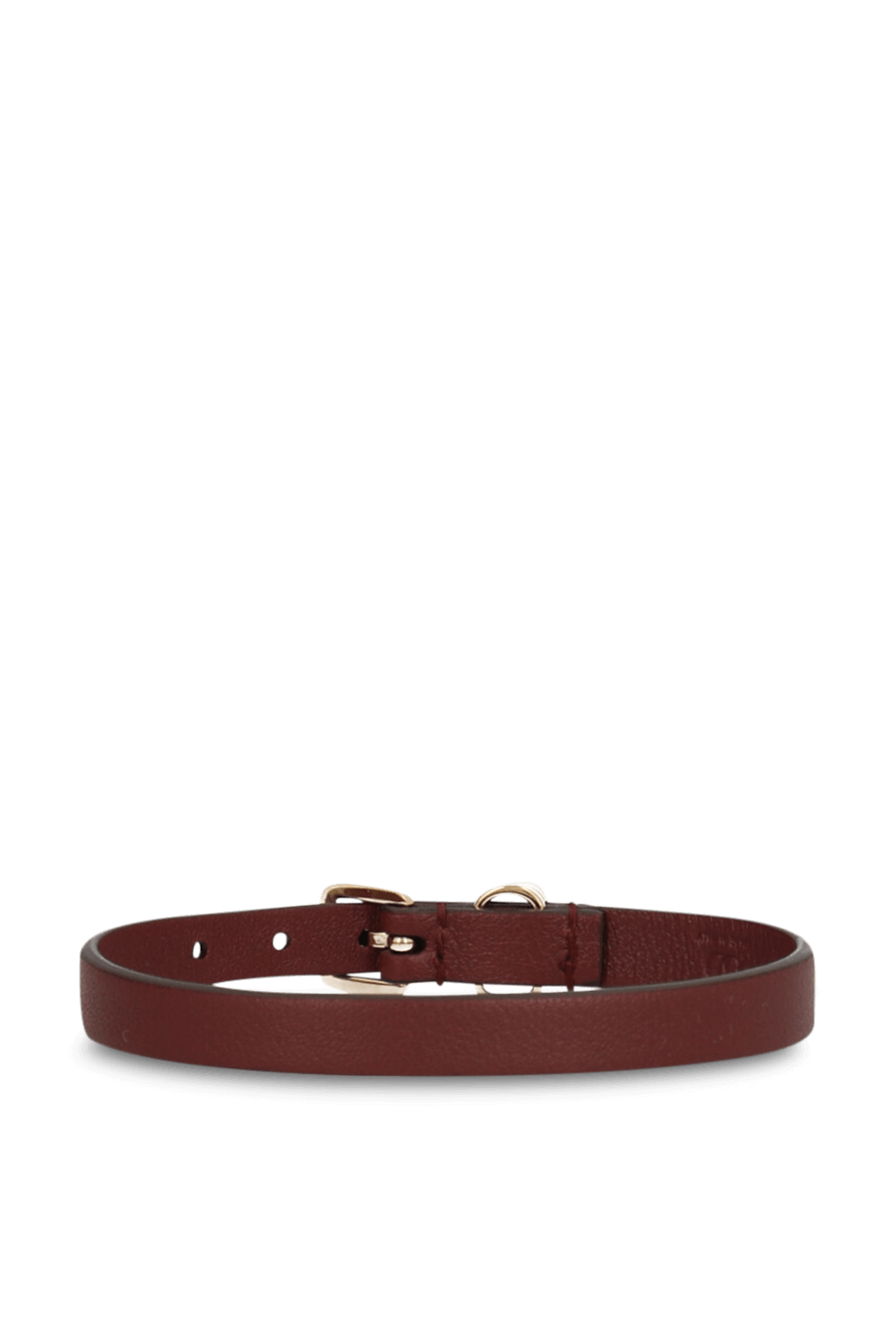 תמונה אחורית של צמיד עור