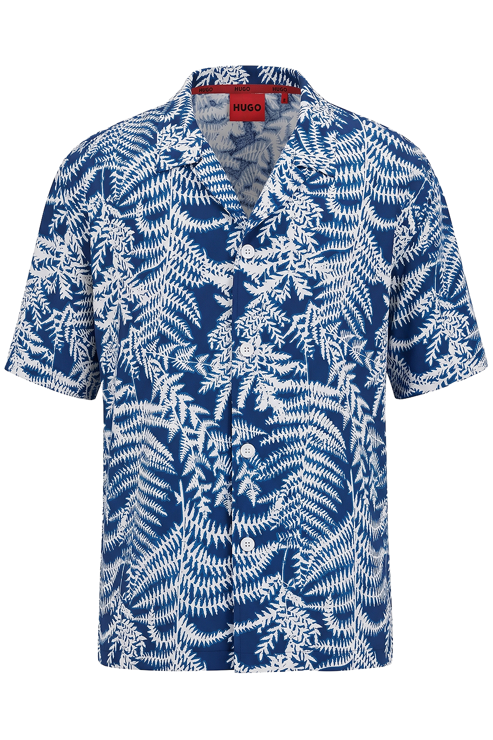 תמונה קידמית של חולצה מכופתרת שרוול קצר