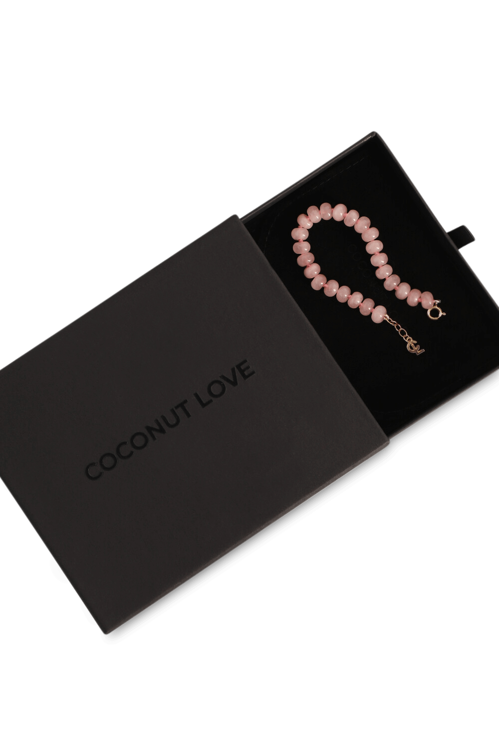 תמונה אחורית של צמיד אבנים רוז