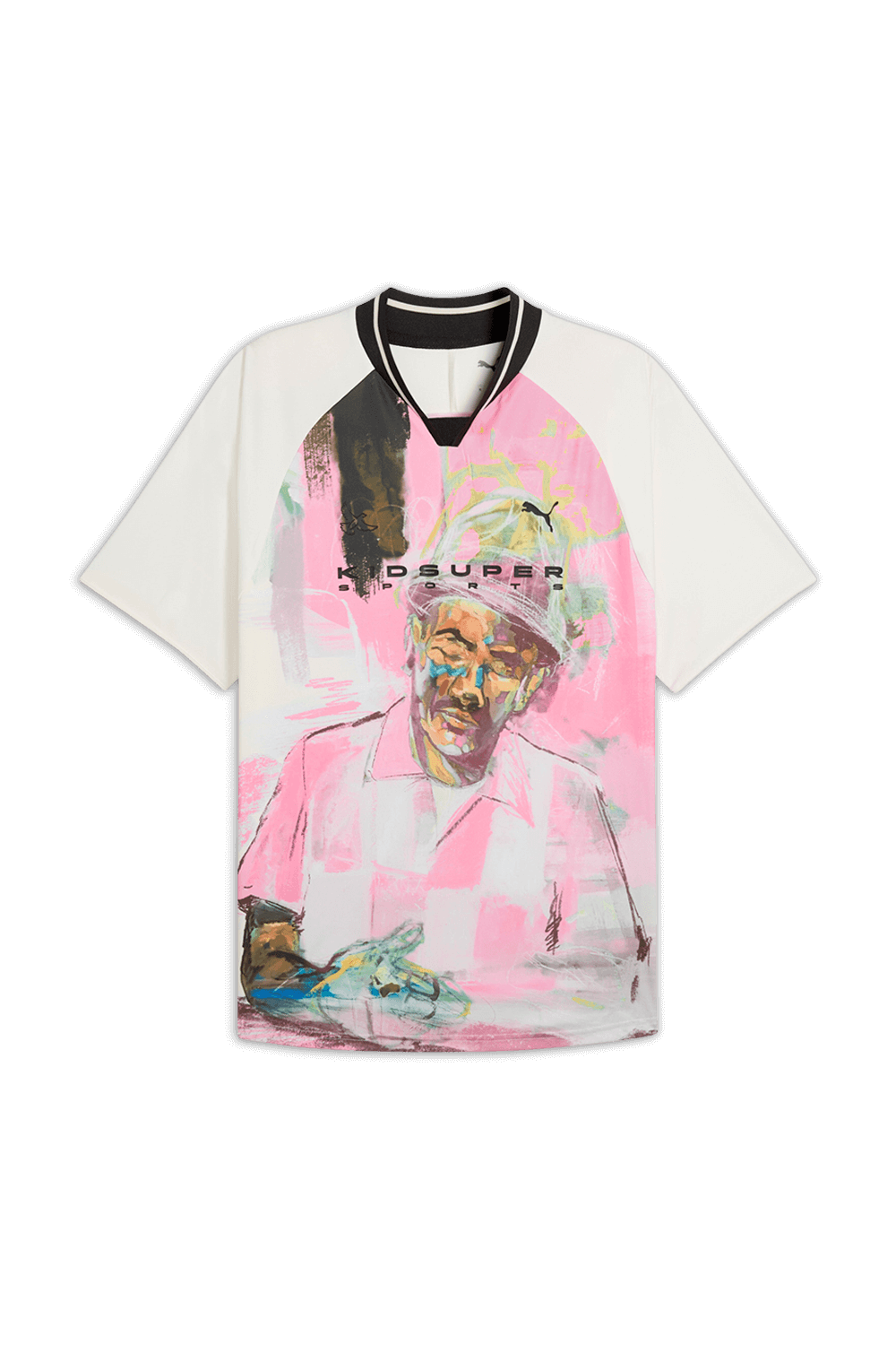 תמונה קידמית של קידסופר X פומה חולצת כדורגל