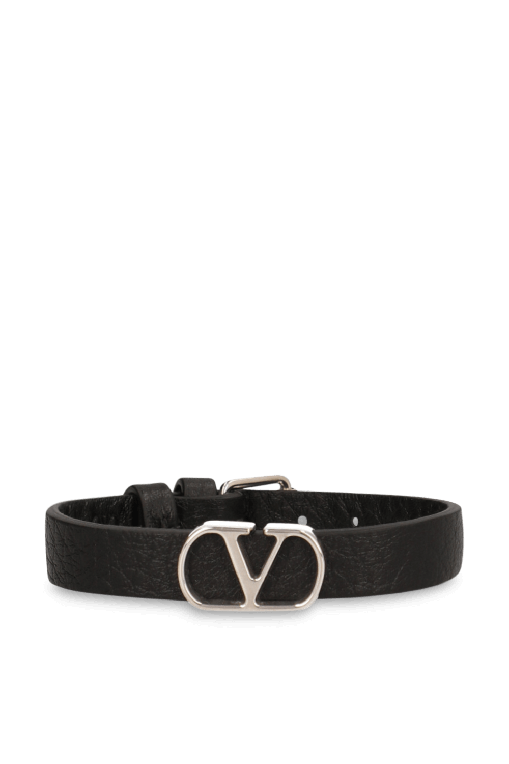 תמונה קידמית של צמיד עור