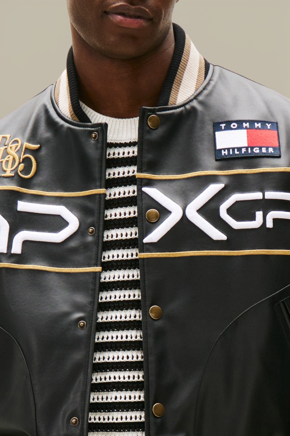 תמונת תקריב דוגמן של ז'קט