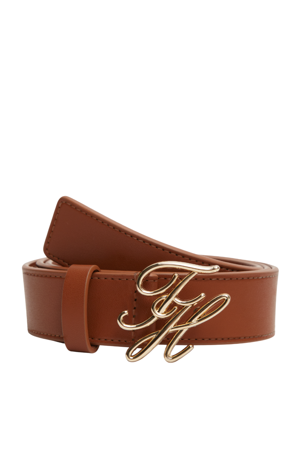 תמונה קידמית של חגורת עור