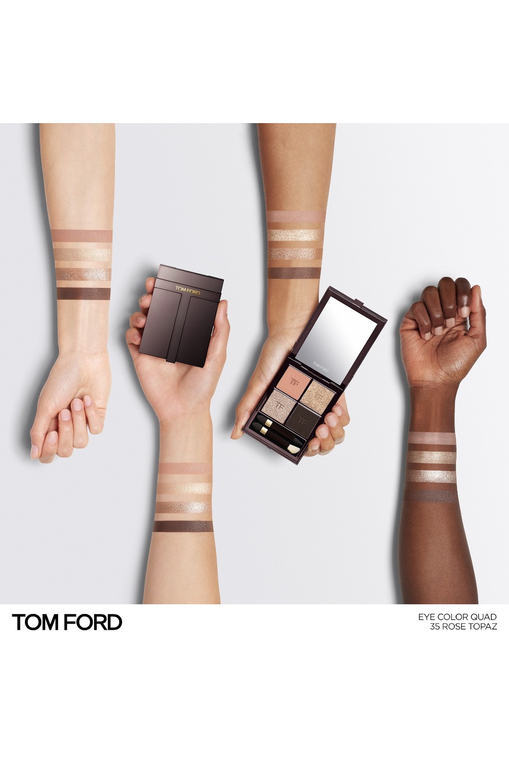 תמונת תקריב של EYE COLOR QUAD CREME 35 Rose Topaz