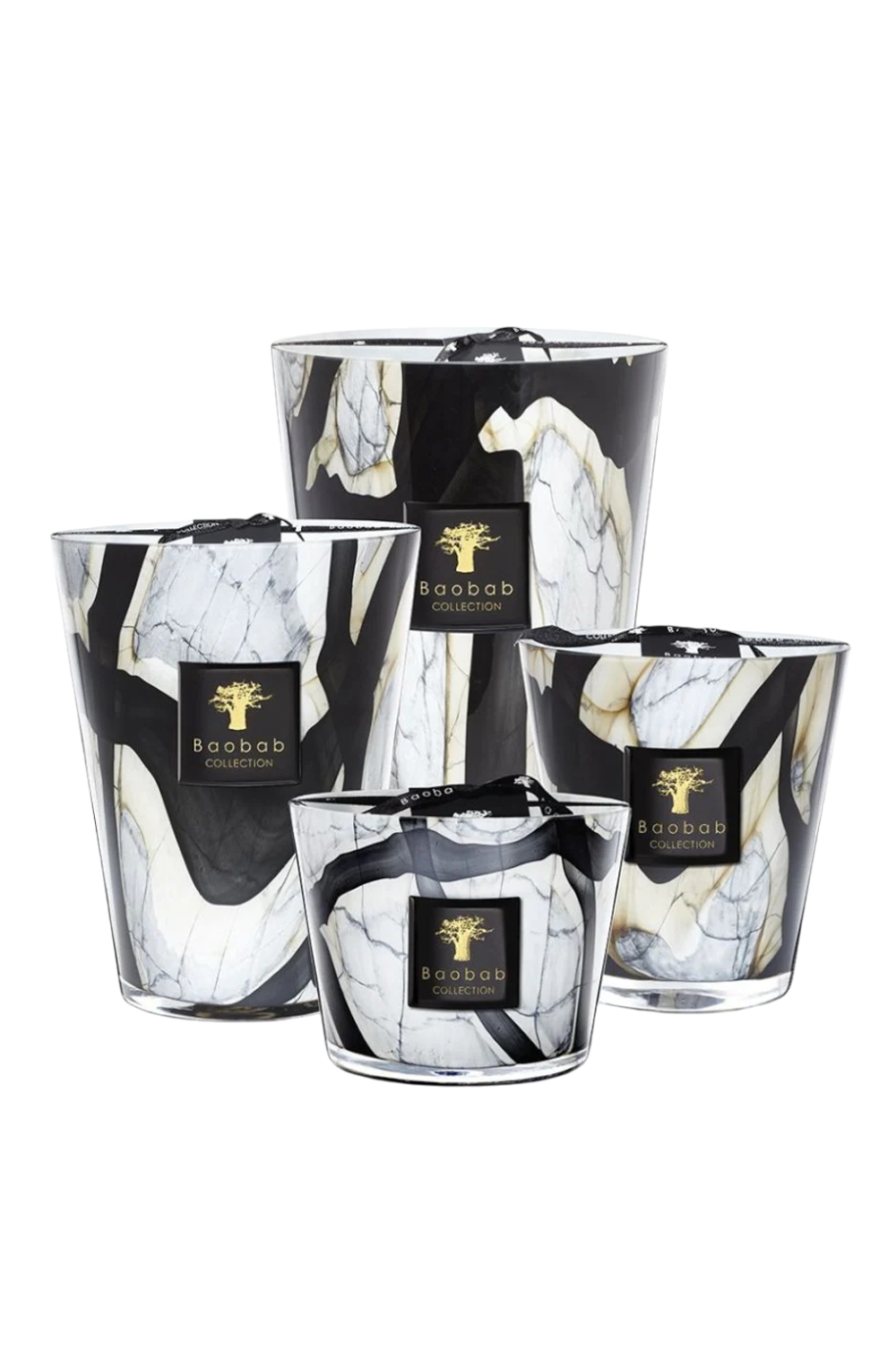 תמונה אחורית של Max 16 Stones Marble Candle