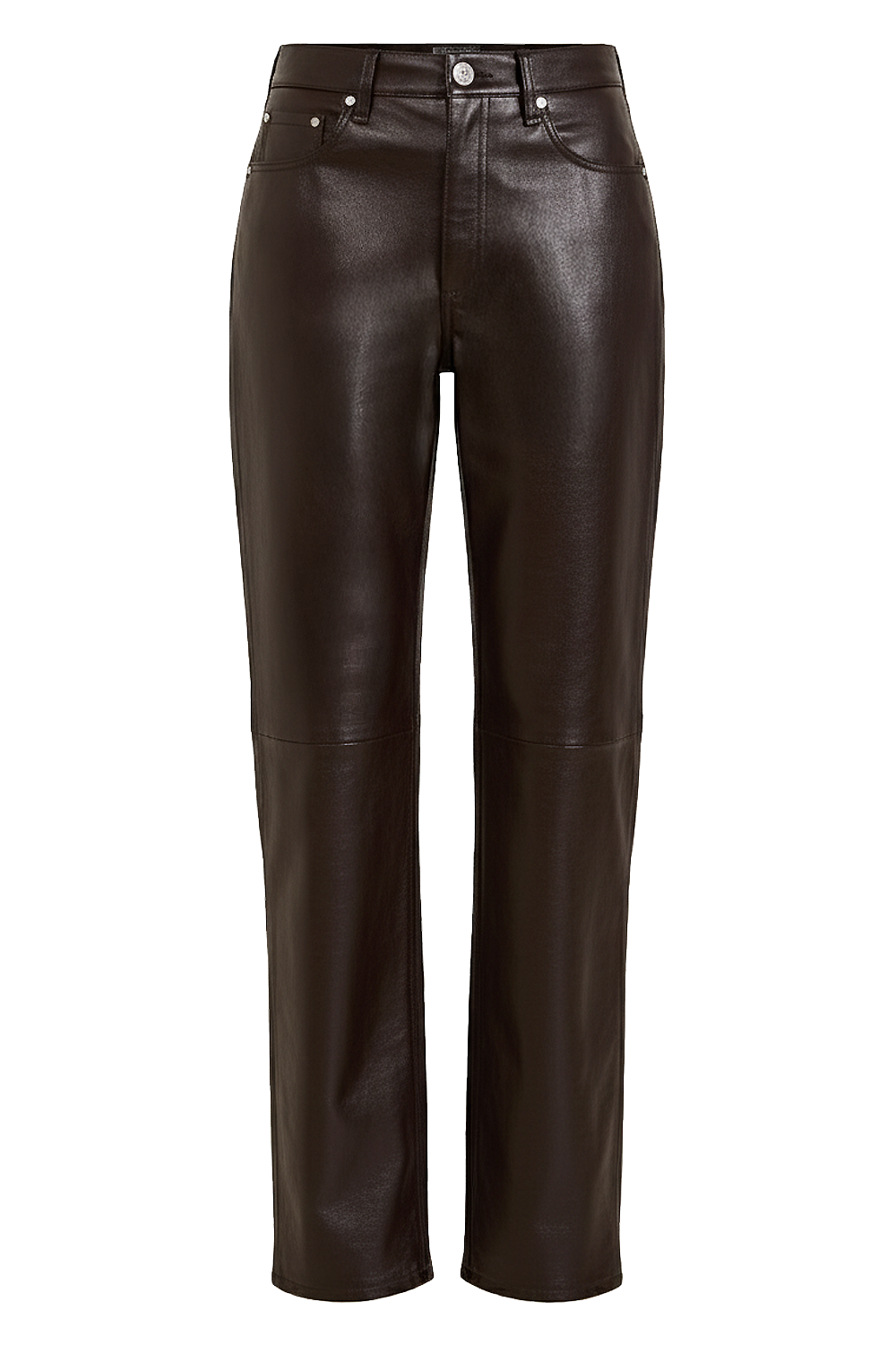 תמונה קידמית של מכנסי עור