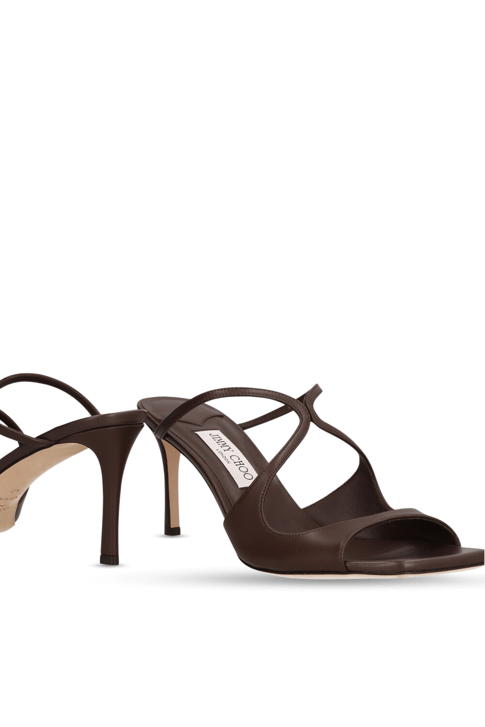 תמונת תקריב של נעלי עקב מיולס אניס