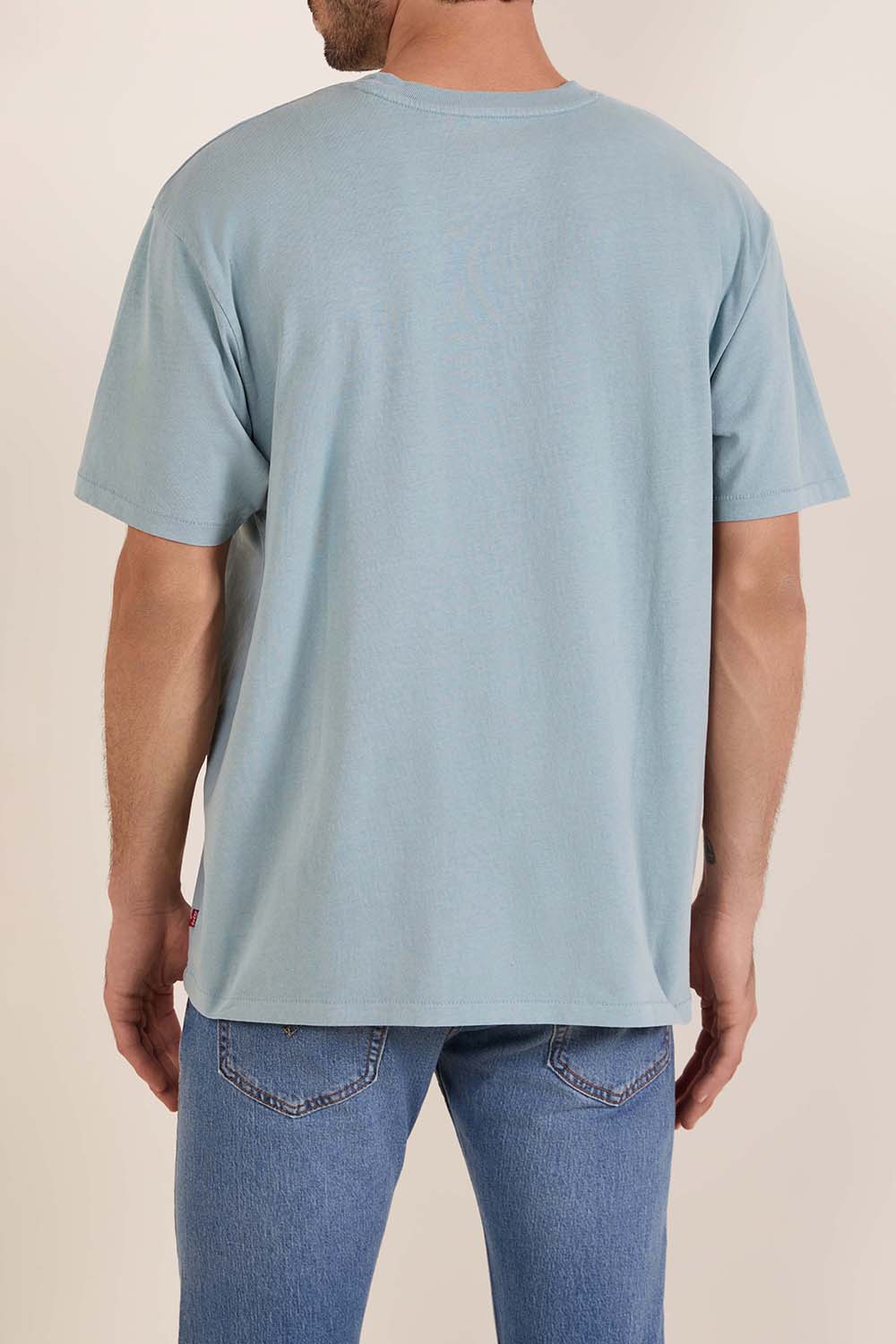 תמונת דוגמן אחורית של חולצת טי