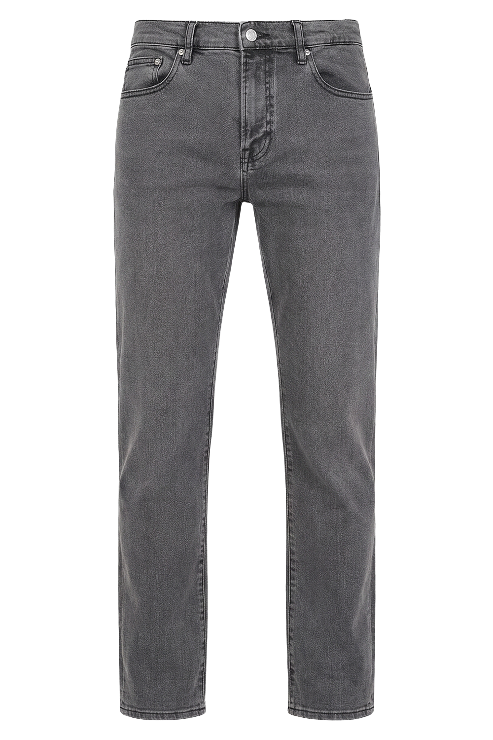 תמונה קידמית של מכנסי ג'ינס בגזרת סלים