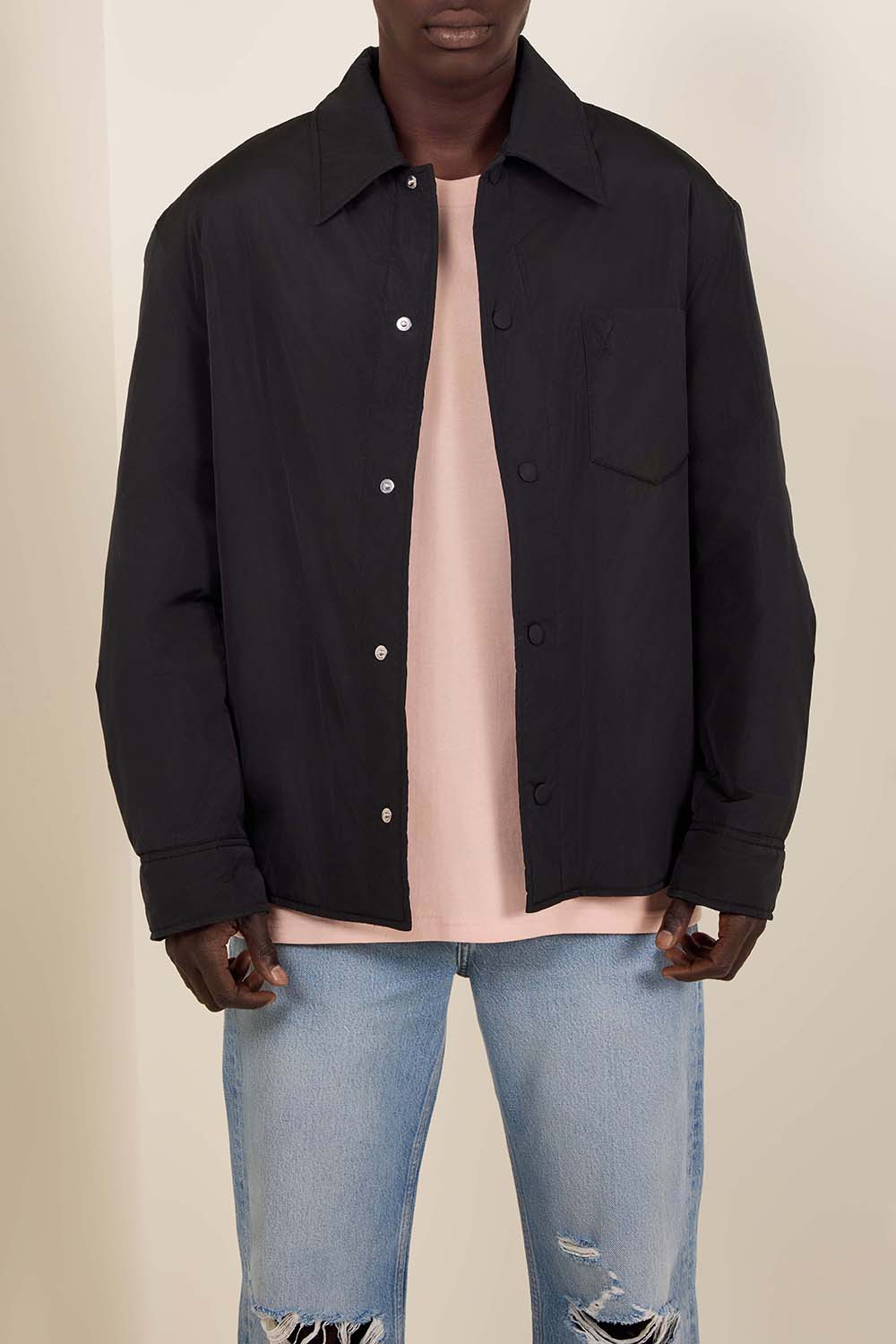 תמונת דוגמן קידמית של ז'קט מרופד