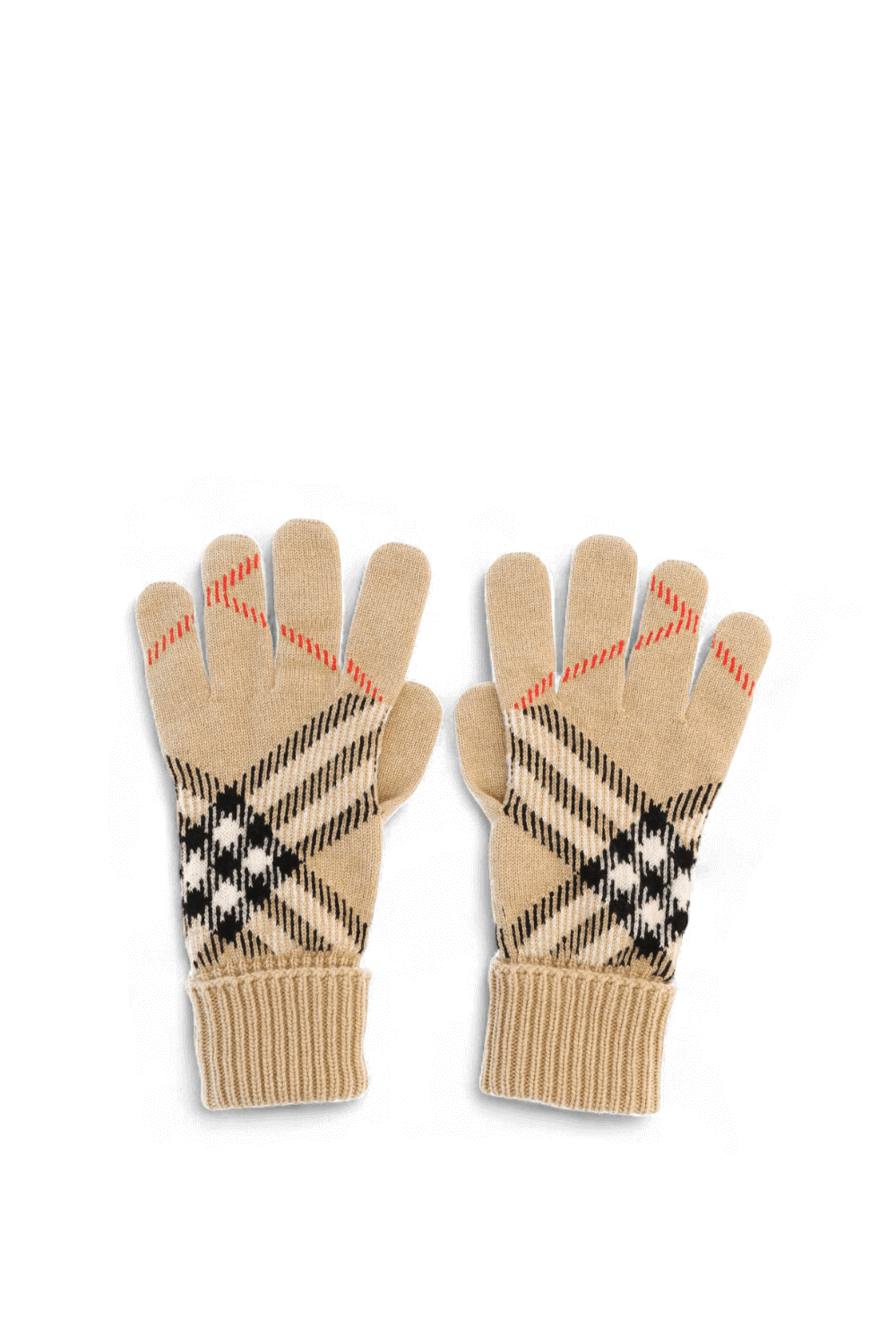 תמונה קידמית של כפפות קשמיר