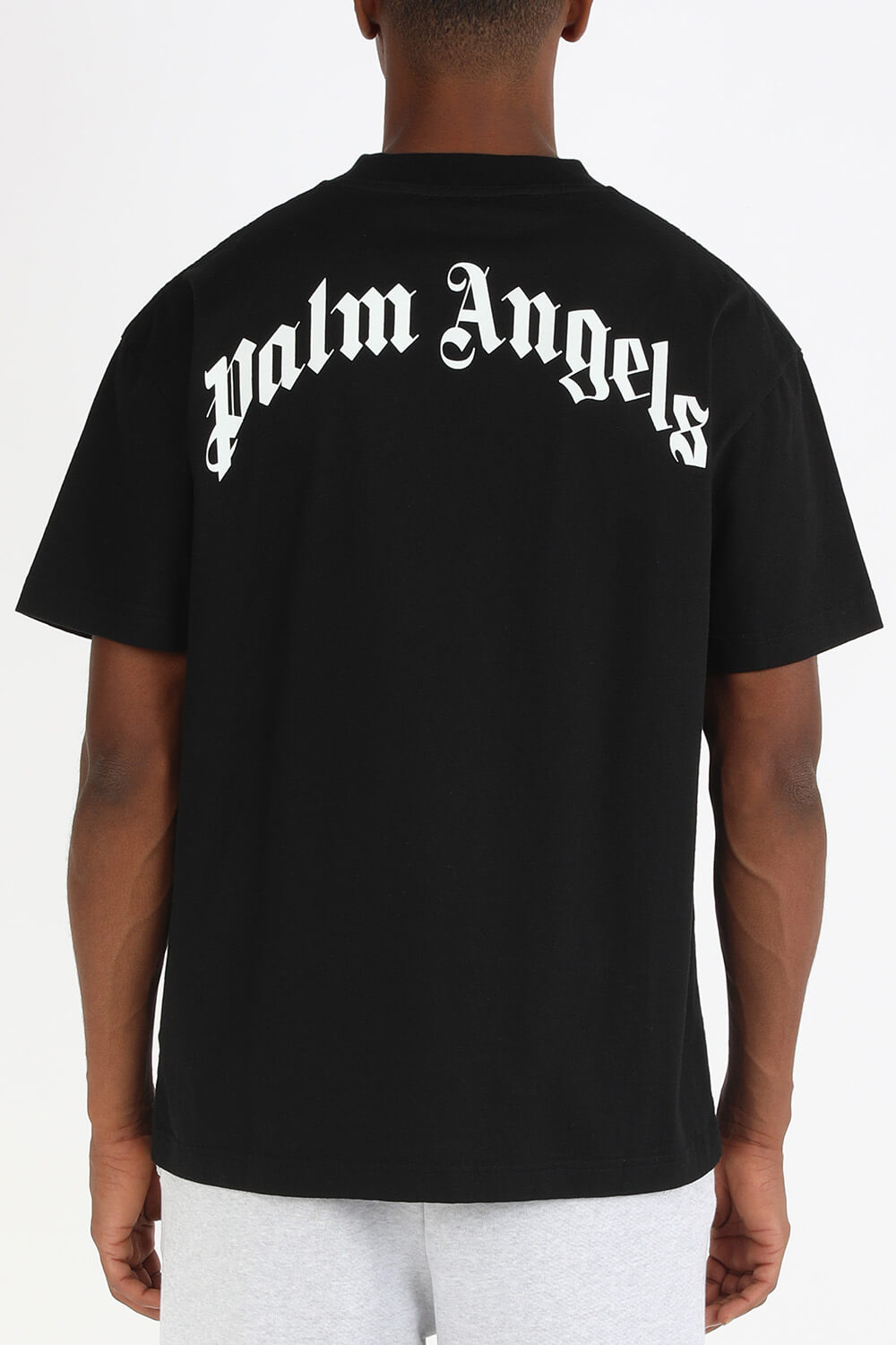 תמונת דוגמן אחורית של Bear Print Tshirt in Black