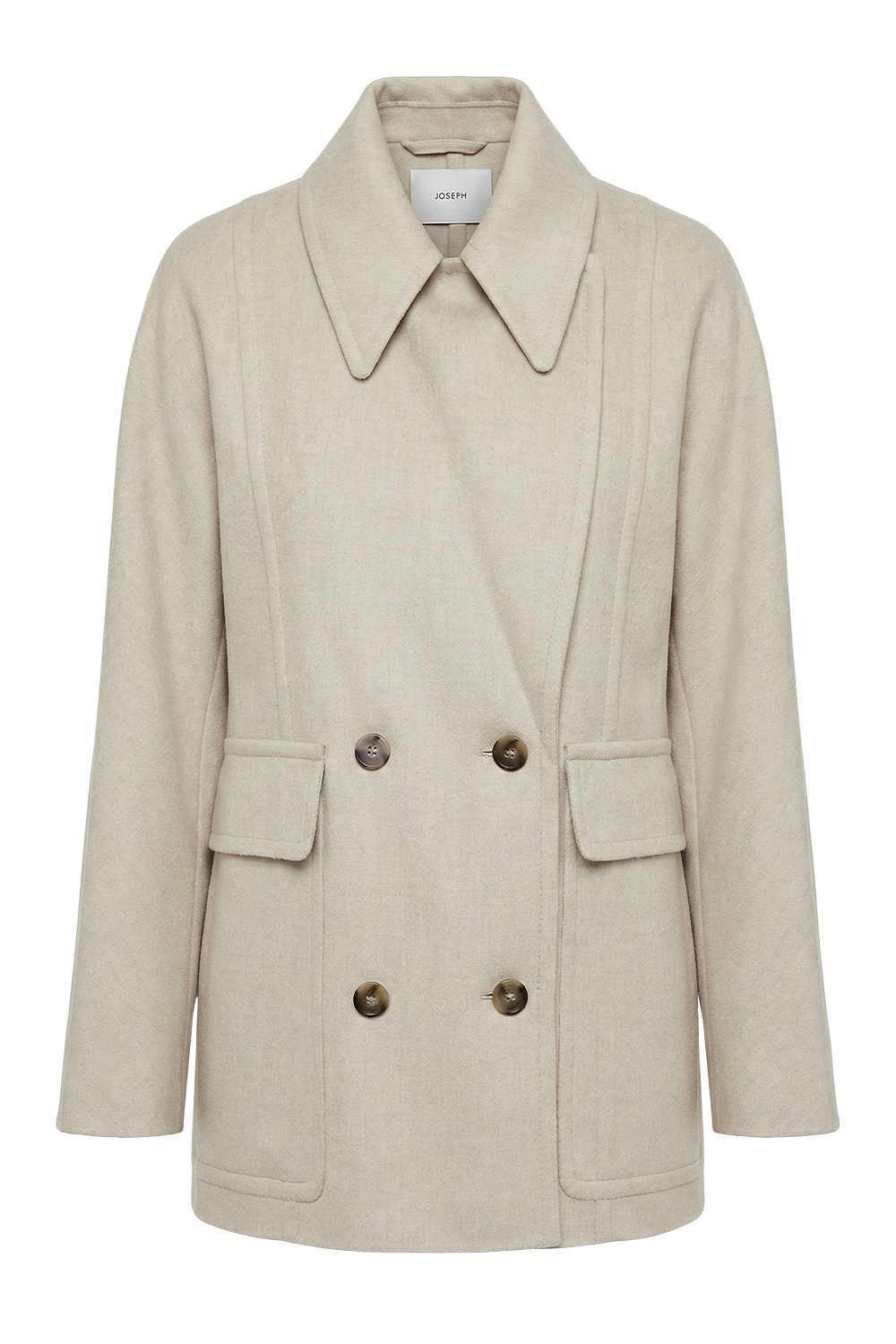 תמונה קידמית של מעיל צמר