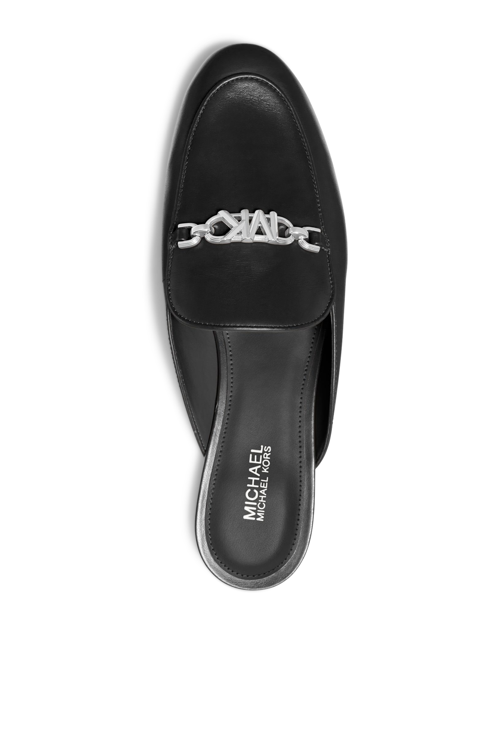 תמונת תקריב של נעלי מיולס מעור