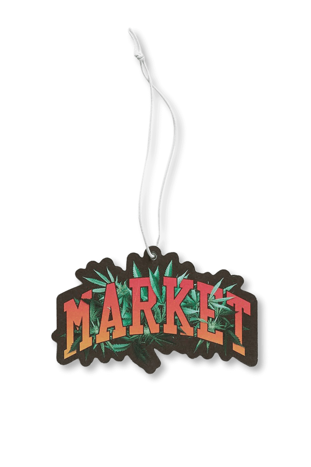 תמונה אחורית של מרענן אוויר לאוטו בגווני ירוק, אדום ושחור