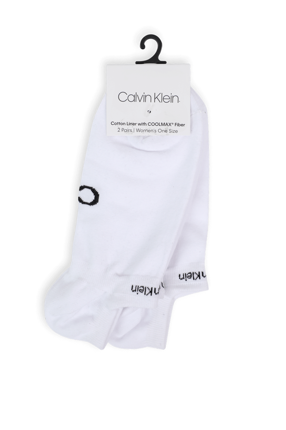 Logo Shoe Liners Socks in White CALVIN KLEIN