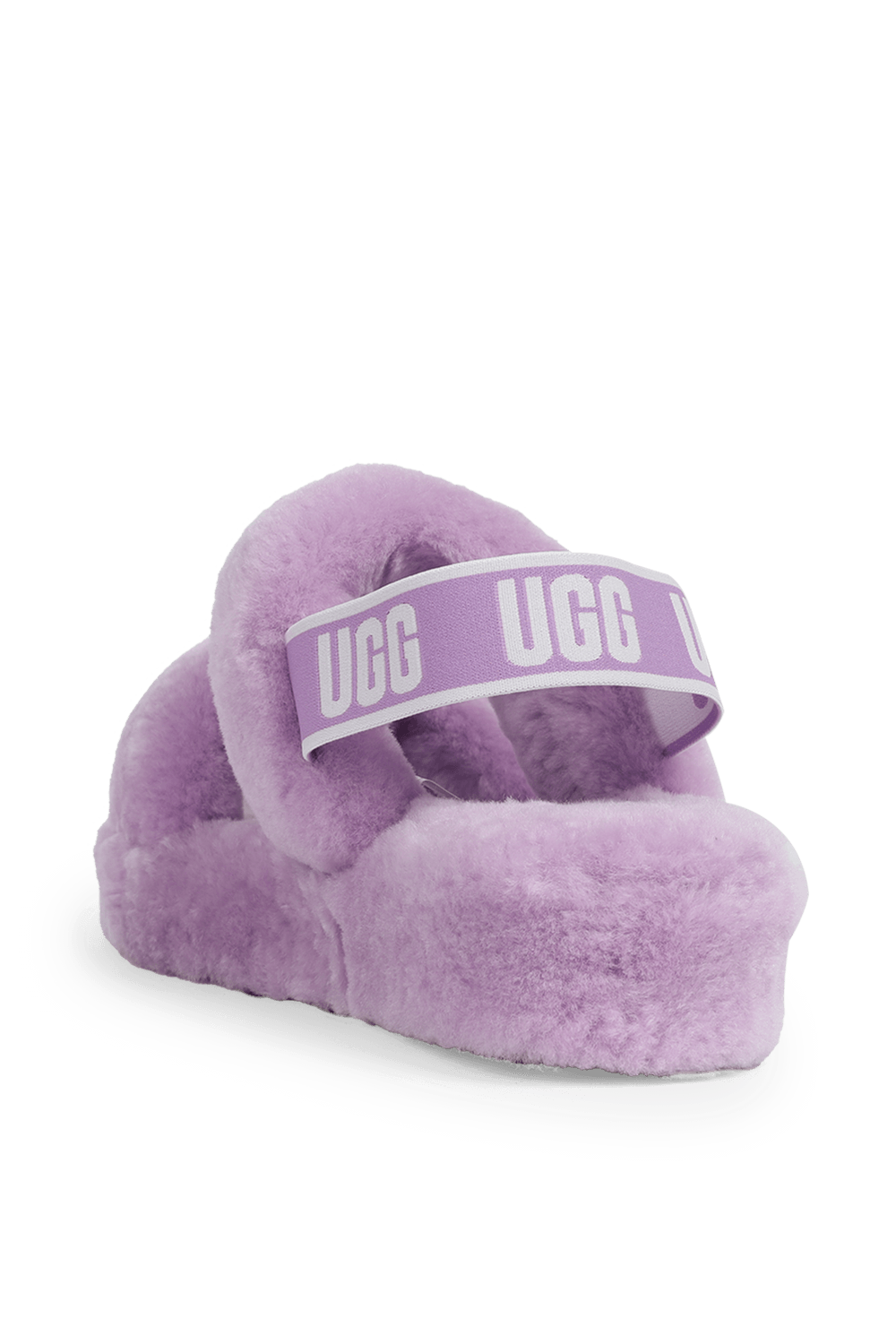 תמונה אחורית של סנדלים פרוותיים הו ייה