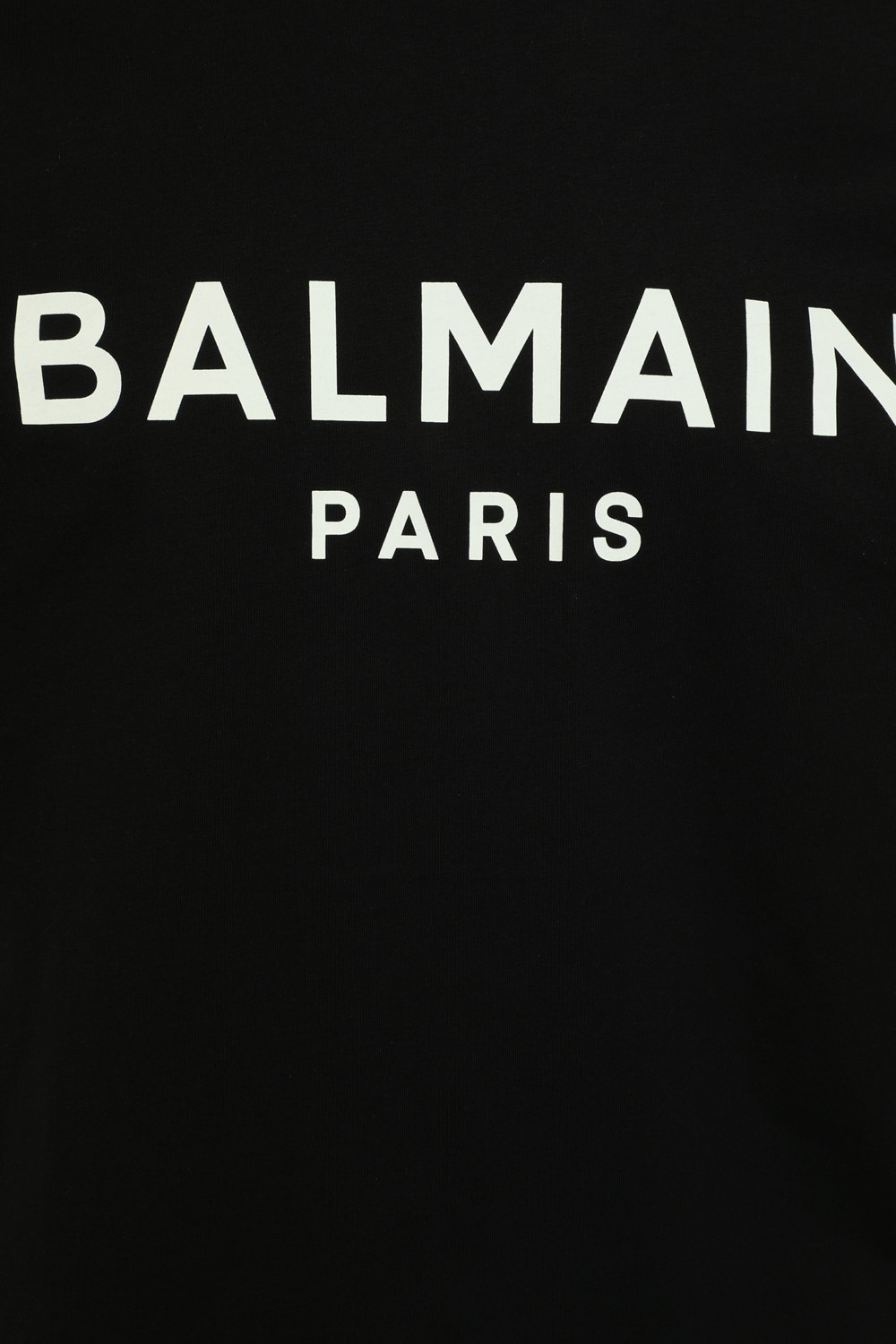 חולצת טי עם הדפס לוגו BALMAIN