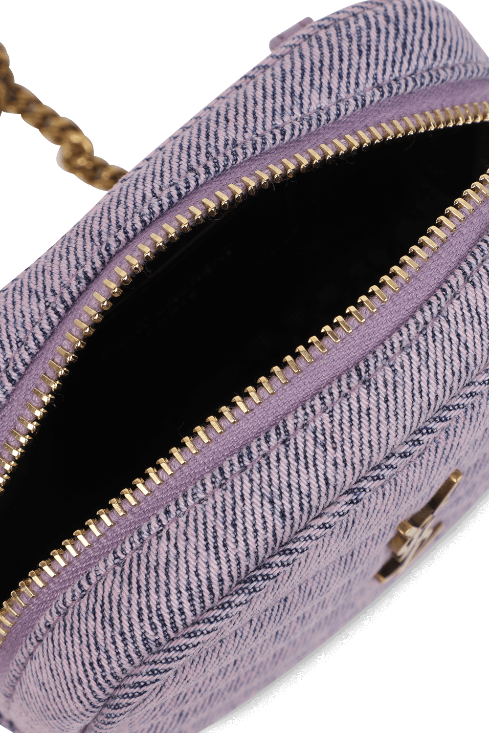 תמונת פנים של תיק פאוץ' מיני סגול