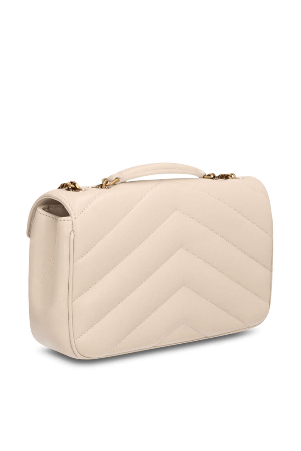 תמונה אחורית של תיק כתף לולו בגודל סמול