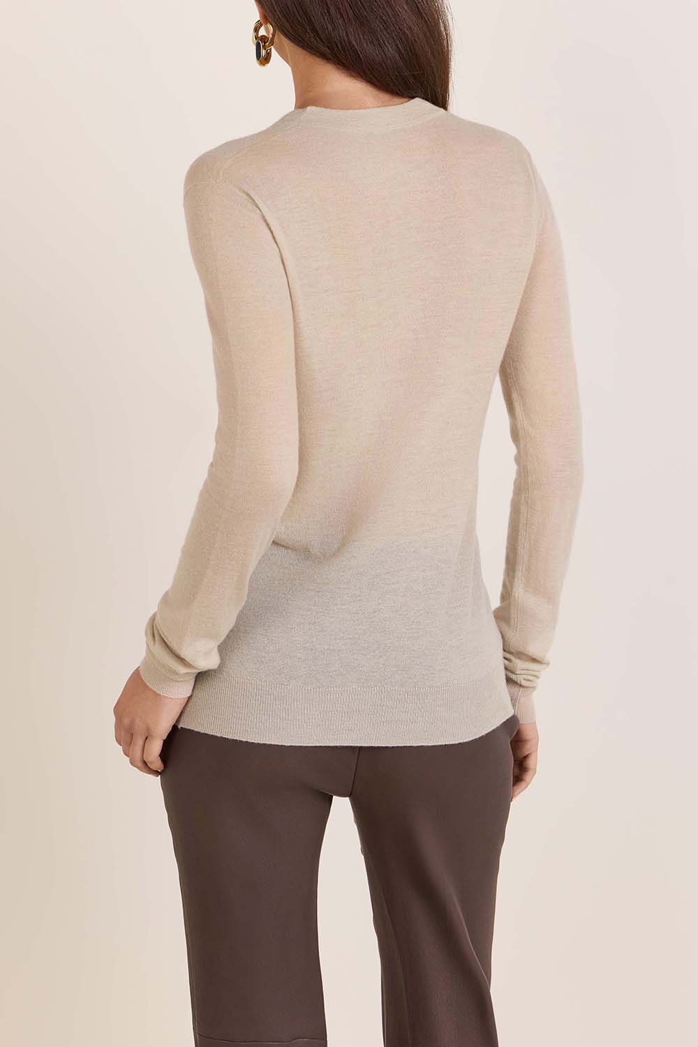 תמונת דוגמן אחורית של סריג קשמיר