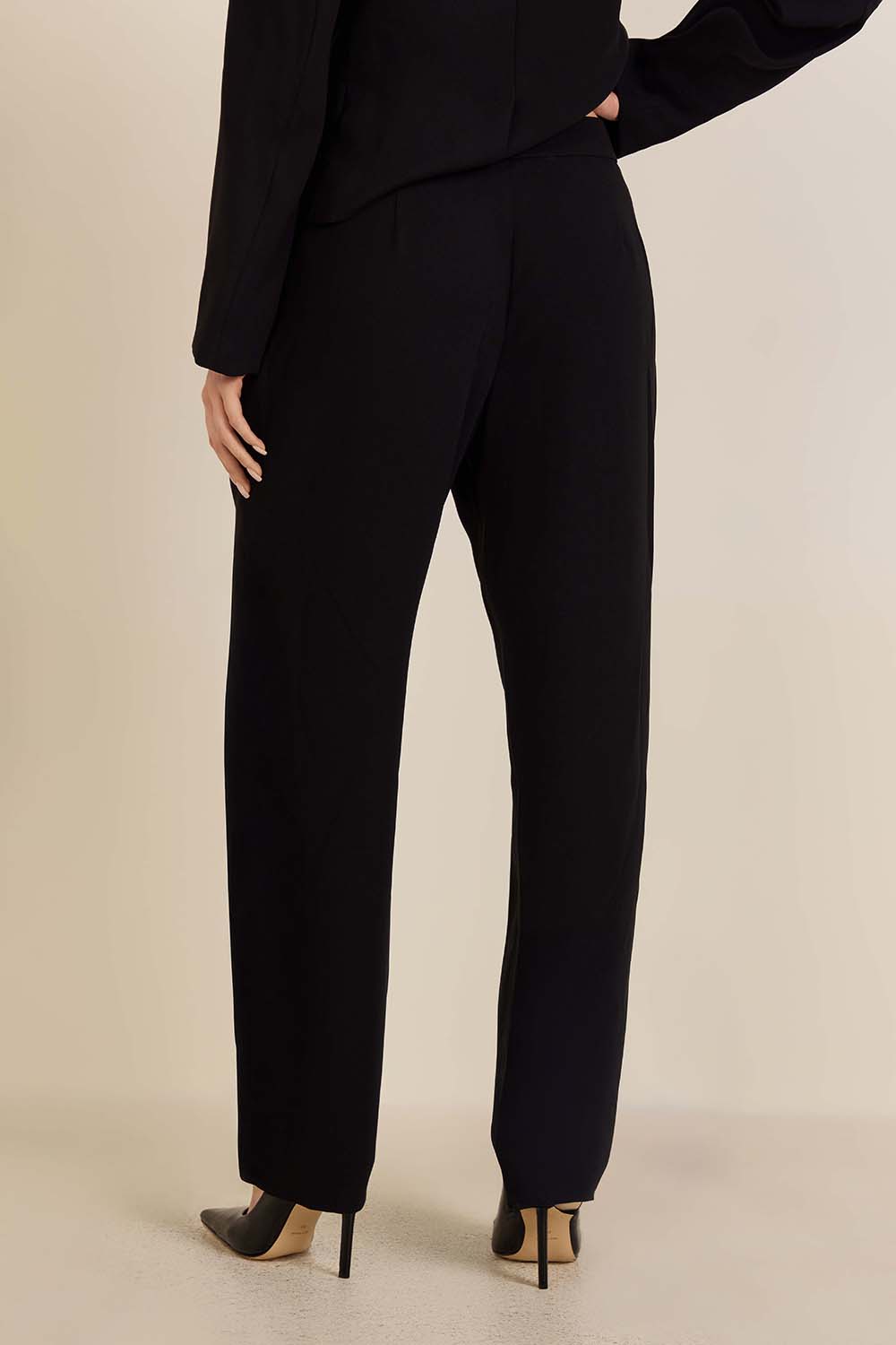 תמונת דוגמן אחורית של מכנסיים מחוייטים