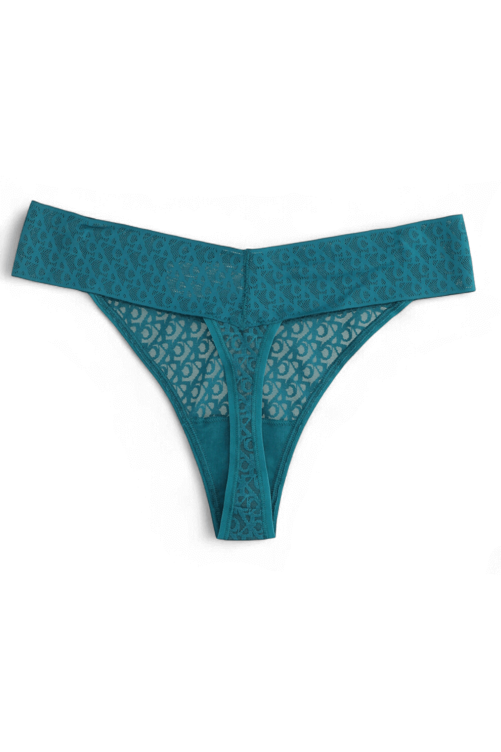 תמונה אחורית של תחתוני חוטיני תחרה