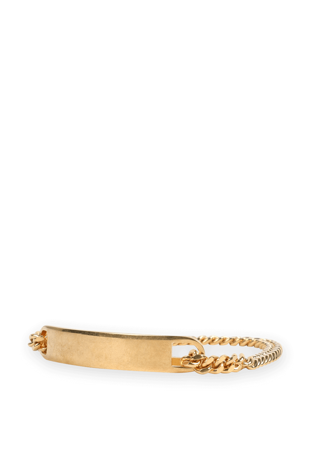 צמיד מתכת בצבע זהב image number null SAINT LAURENT