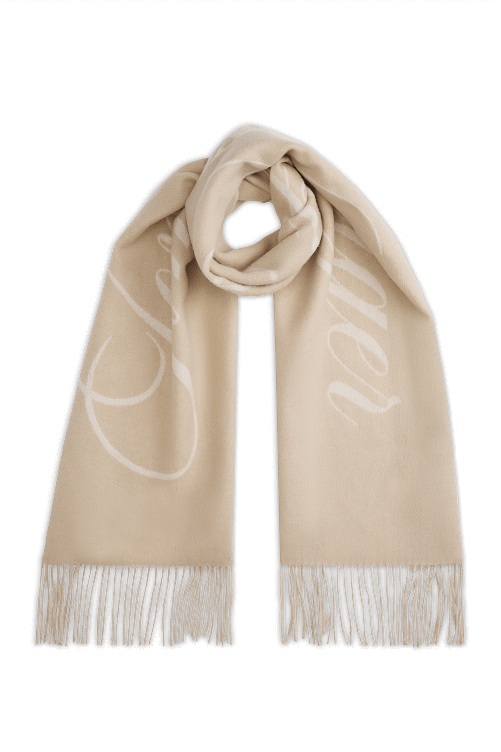 תמונה קידמית של צעיף צמר