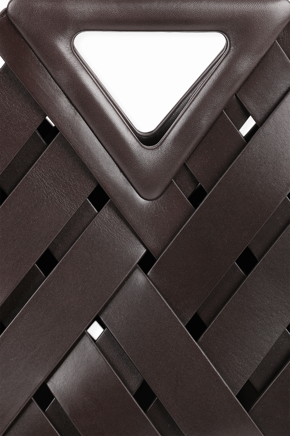 תיק משלוש מעור בצבע שחור image number null BOTTEGA VENETA