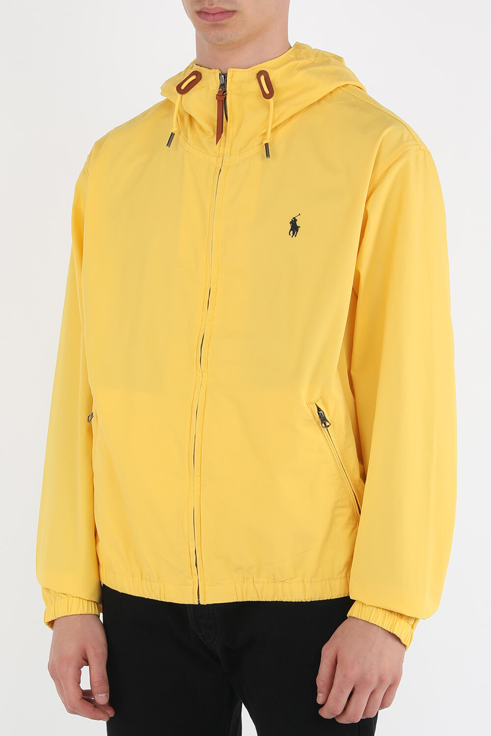 תמונת דוגמן קידמית של Hooded Jacket in Yellow
