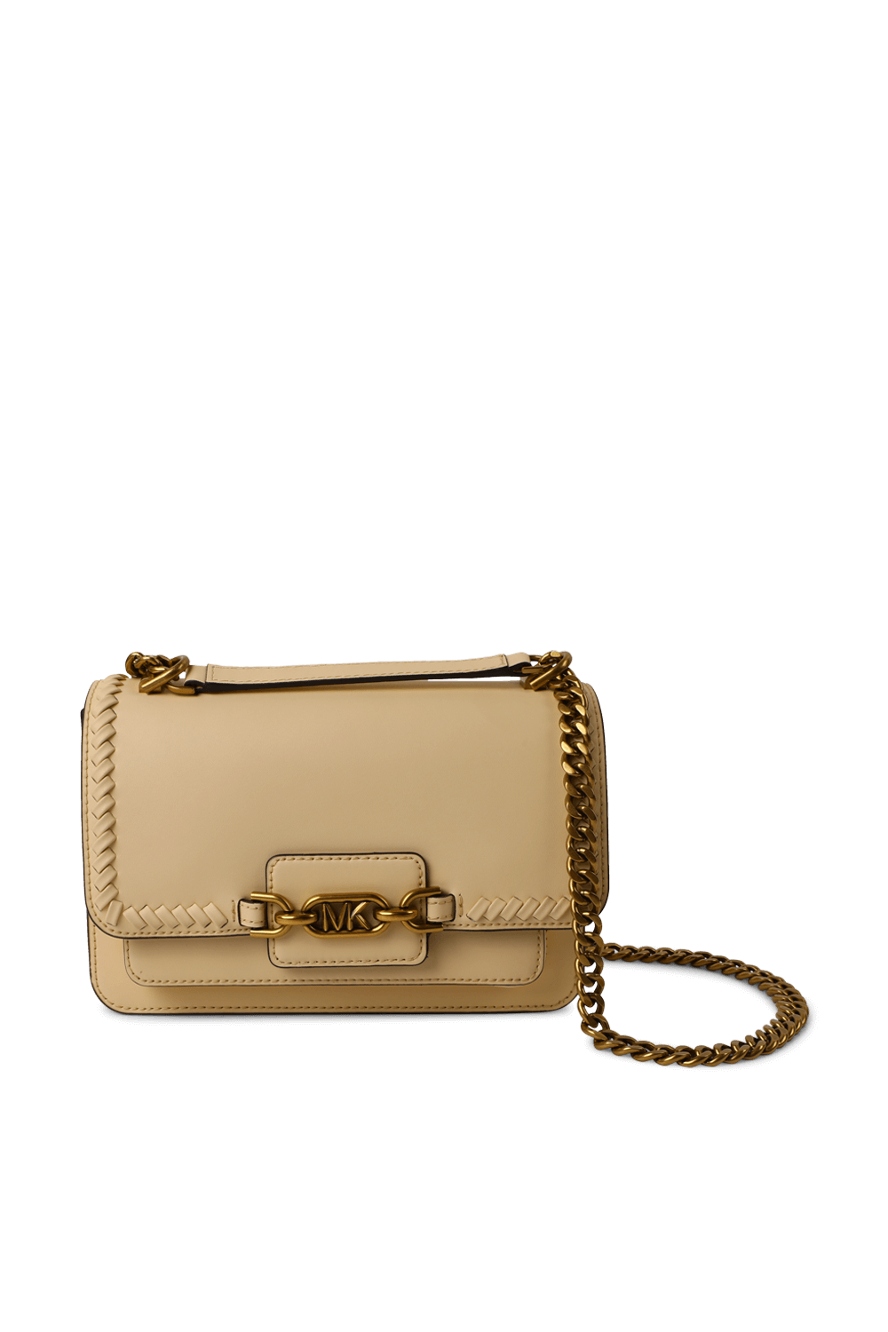 תמונה קידמית של תיק כתף הת'ר מעור בגודל לארג'